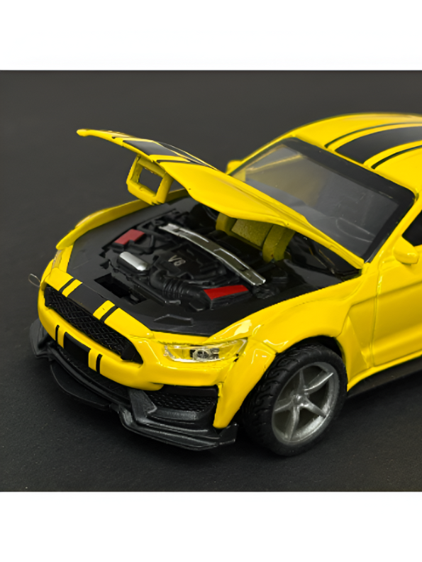 Mustang GT Wide-Body Diecast Toy Car - Scale 1:34 Model Collector's Edition LMI15610