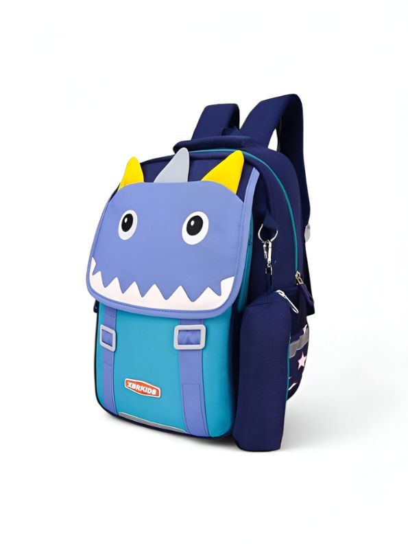 Purple - JurraBag – Cute Dinosaur Backpack for Kids with Safety Belt | Large Capacity School Bag | Fun & Comfortable Design NOVGBT2473.