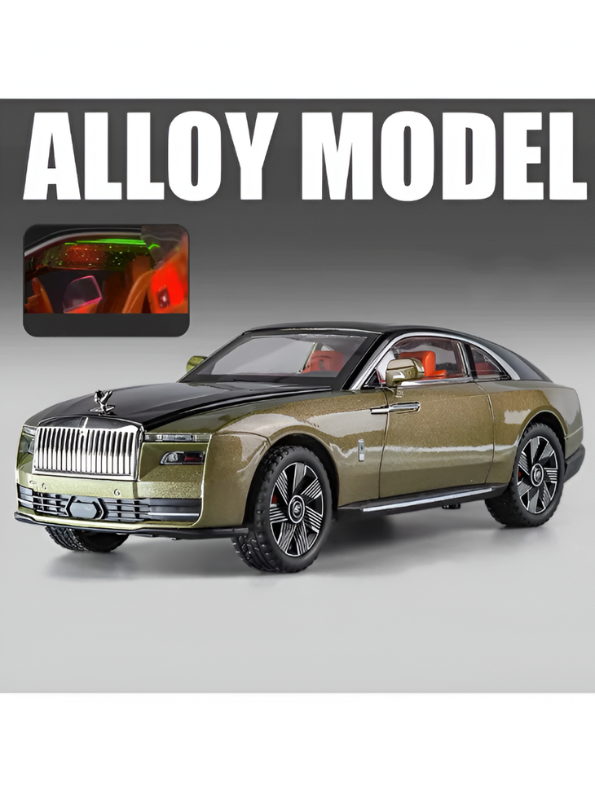 Green - Premium Rolls-Royce Wraith Diecast Model Gift | Detailed Luxury Car Toy with Opening Doors & Hood LMI15802