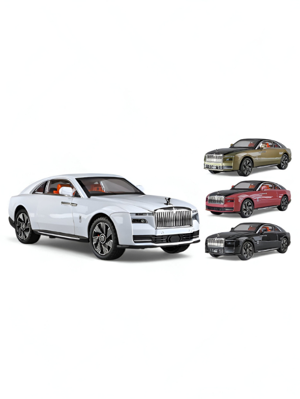 White - Premium Rolls-Royce Wraith Diecast Model Gift | Detailed Luxury Car Toy with Opening Doors & Hood LMI15802