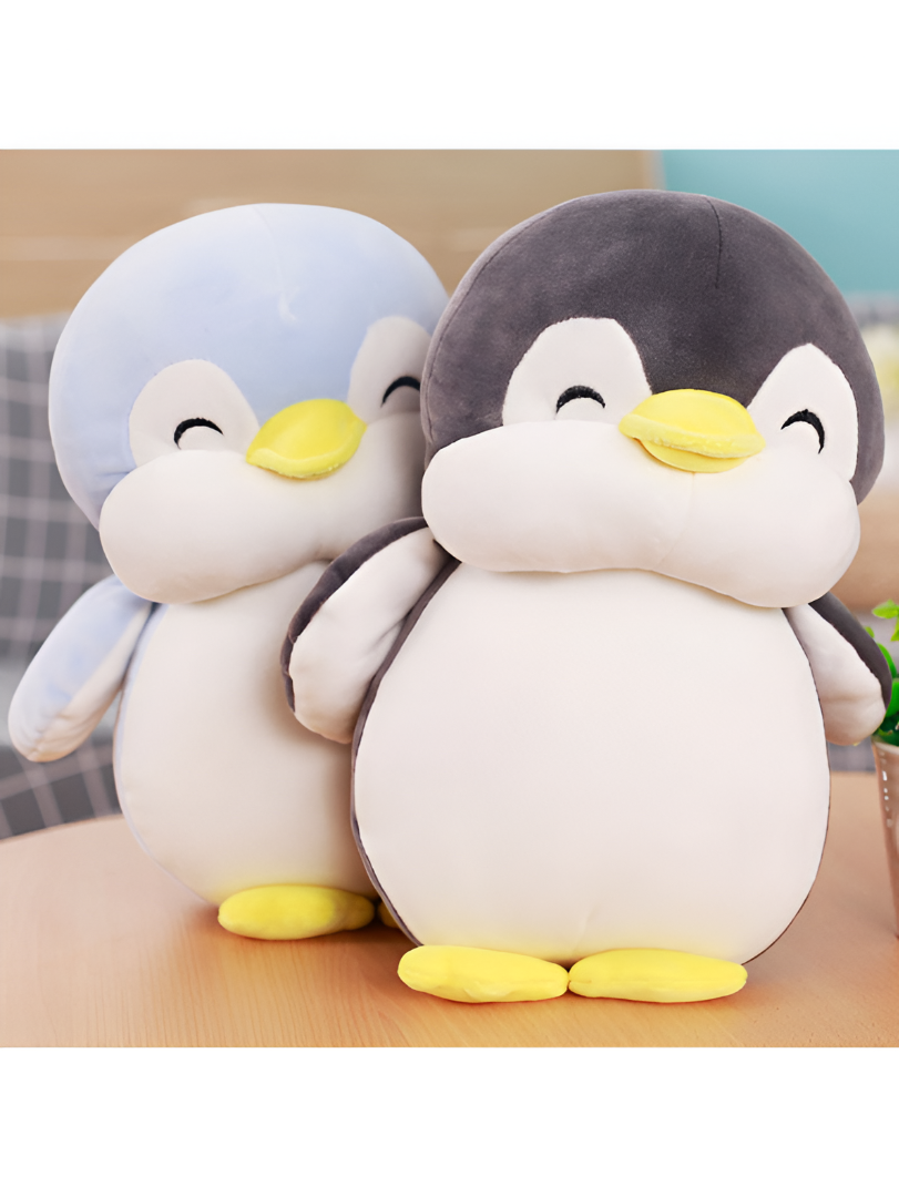 Blue - Happy Waddle Penguin Soft Toy - 7 Inch Plushie for Kids & Adults LMI11604