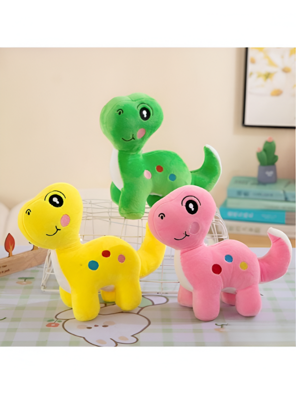 Soft Green Dinosaur Plushie - Kawaii Dino Cuddle Soft Toy for Toddlers LMI11915