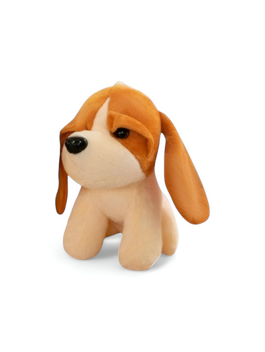 Orange - Cuddly Plush Puppy Stuffed Toy | Small 7" Dog Soft Toy for Children LMI11928