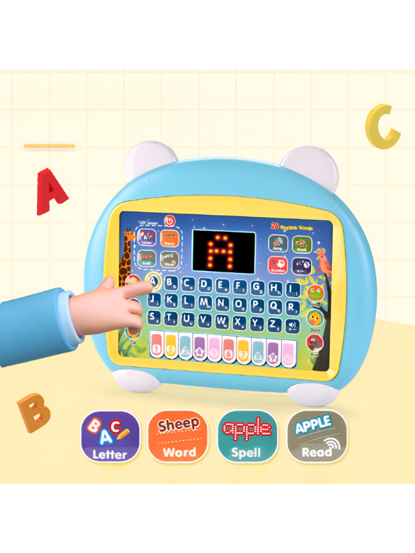 Pink - Interactive Kids Learning Laptop Tablet | Educational Computer Toy for Toddlers & Preschoolers LMI13941