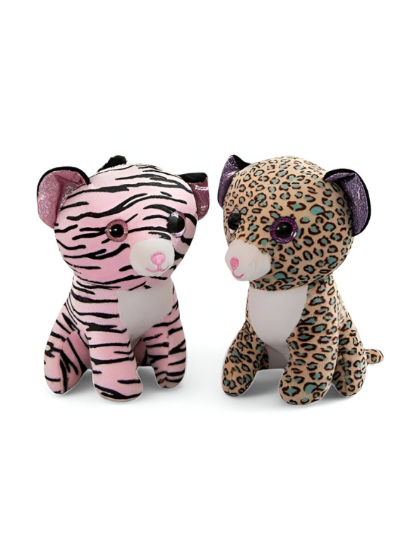 Pink Tiger Soft Toy - Cuddly Striped Plush for Kids & Collectors LMI11937