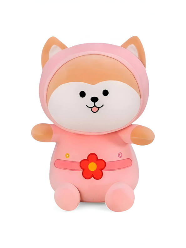 Pink - Cute Shiba Inu Dog Plush Toy in Frog Costume | Kawaii Stuffed Animal Soft Toy LMI14146