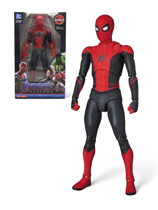 Spider-Man Avengers Endgame Upgraded Suit Action Figure - Red & Black Marvel Collectible Toy TV626
