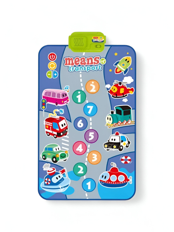 Interactive Musical Baby Toddler Mat | Transport Theme Electronic Piano Dance Play Pad 90x30 cm LMI15512
