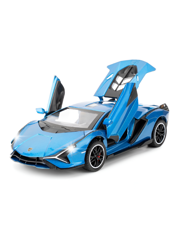 Lamborghini Sián FKP 37 (1:32 Scale) Diecast Toy Car - Pull Back, Open Doors, Lights & Engine Sound LMI15675