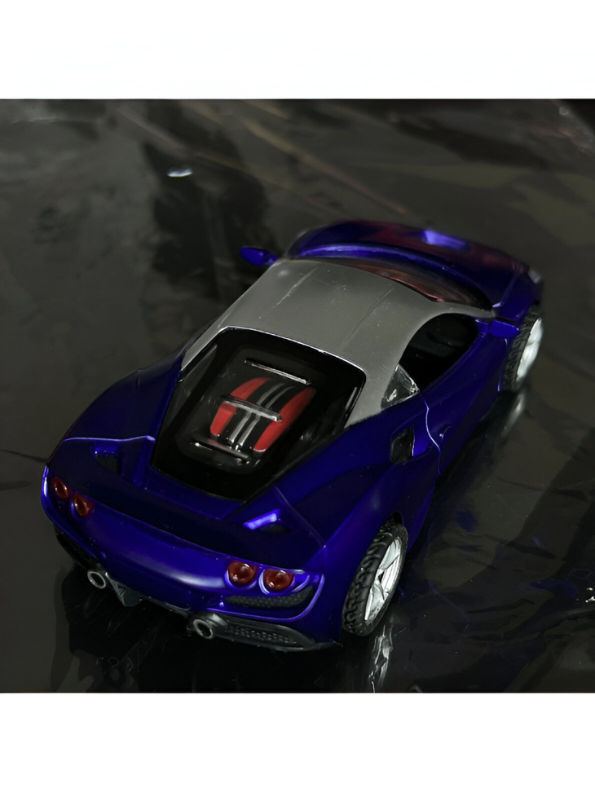 Blue - Ferrari SF90 Spider Diecast Car – Premium Collectible Model | Metal Sports Car Toy for Enthusiasts - Scale 1:32 LMI15654