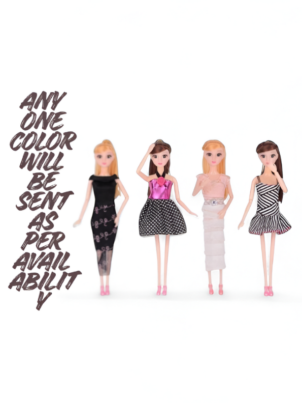 Kelly Fashion Girl Doll in Pink & White Layered Dress | 11-Inch Collectible Toy Doll in Gift Box LMI7724