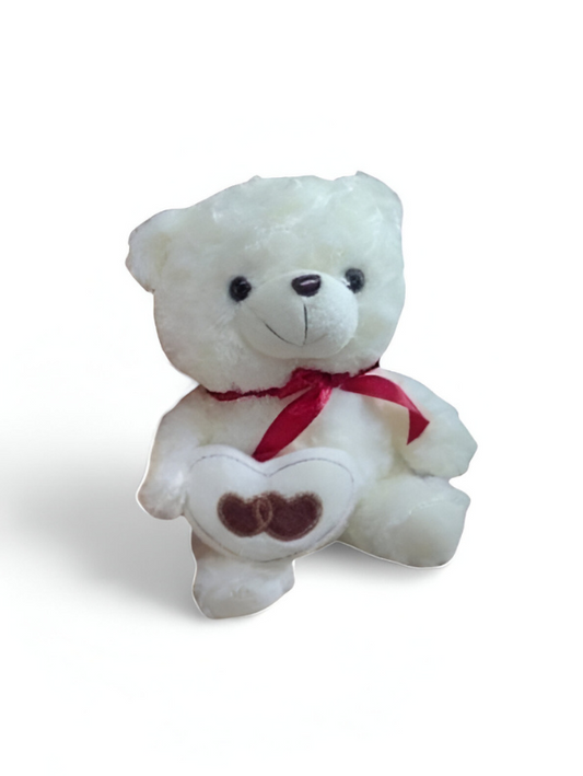 White - Cute & Cuddly Teddy Bear Plush Toy for Kids | Stuffed Animal Soft Toy LMI14775