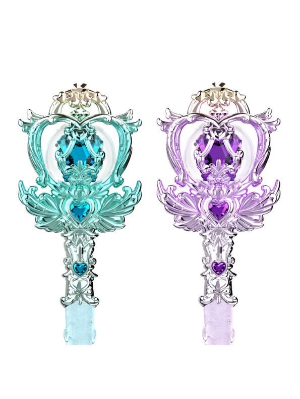 Magical Light-Up Princess Wand Toy - Purple Fairy Scepter with Crown Design NX15713