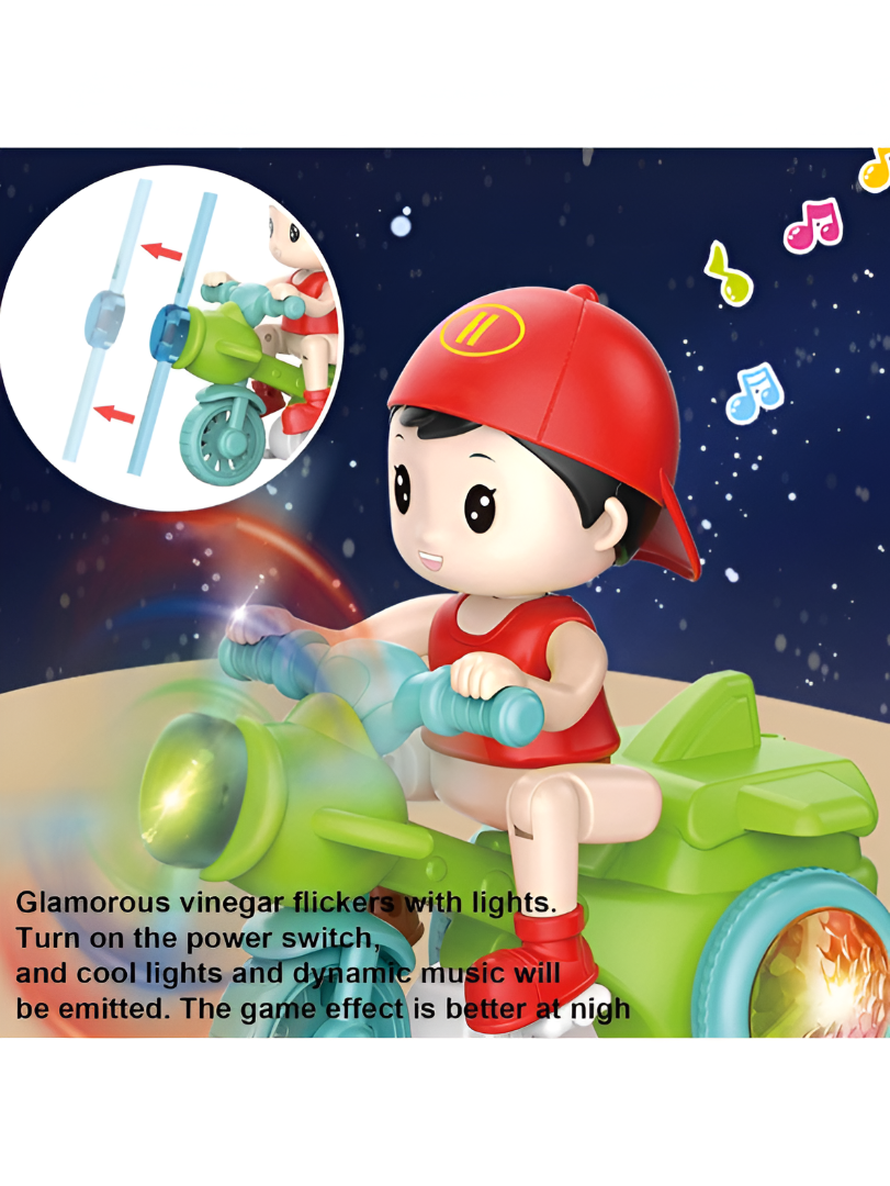 Cool Tricycles Stunt Performance Toy with Lights, Music, and Spinning Propeller LMI13969