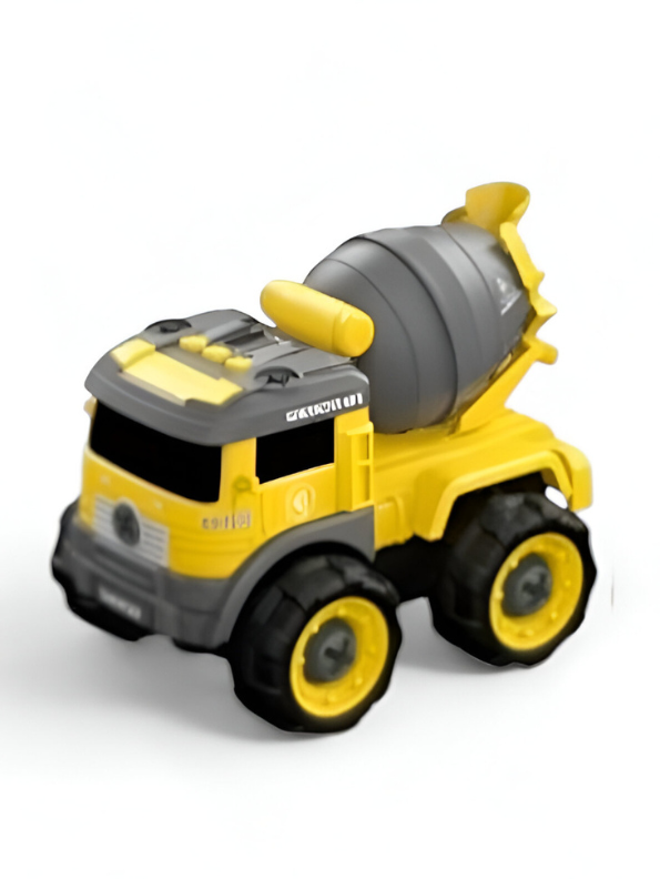 DIY Build & Take Apart Cement Mixer Truck Toy for Kids | Educational Construction Vehicle LMI15595