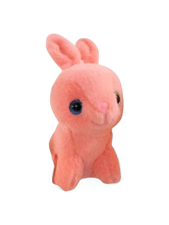 Fluffy Pink Rabbit Soft Toy - 7 Inch Plush Bunny for Kids & Babies ...