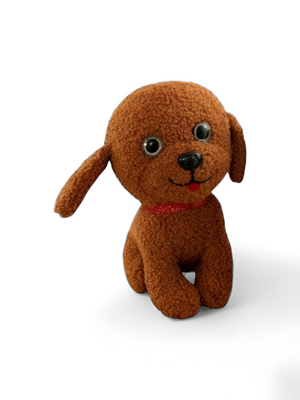 Adorable Brown Toy Poodle Plushie | Cuddly Stuffed Animal Dog Soft Toy | Perfect Gift for Kids & Dog Lovers LMI11904