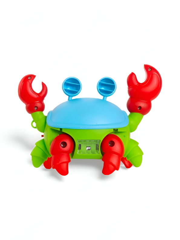 Musical Light-Up Crawling Crab Toy for Babies | Interactive Tummy Time & Developmental Toy – LMI14940