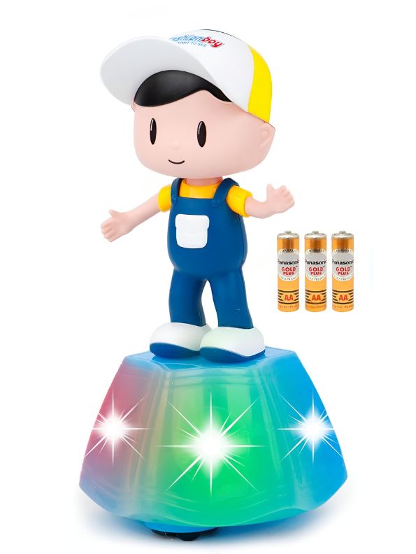 TwirlBoy – 360° Rotating Musical Dancing Toy with Lights & Sound for Kids - MS14200