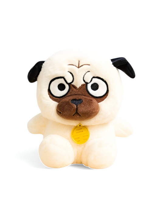 Realistic Pug Stuffed Animal | Soft Toy & Huggable Puppy Dog Plush Toy LMI14687