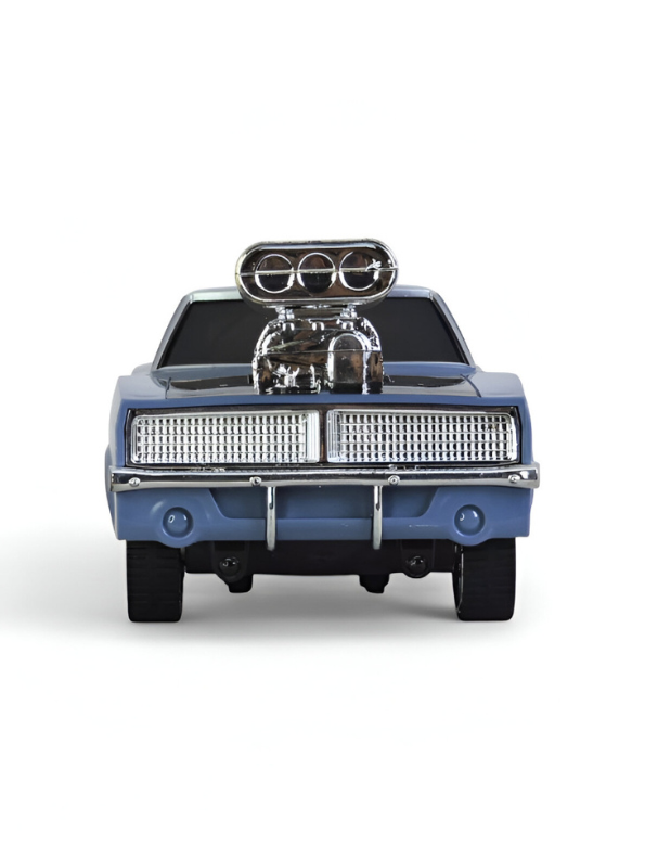 1:18 Scale RC Drift Racing Car 2.4GHz Remote Control Vehicle - High Speed Electric Muscle Car Toy with Supercharger - Perfect Gift for Kids & Adults LMI12599