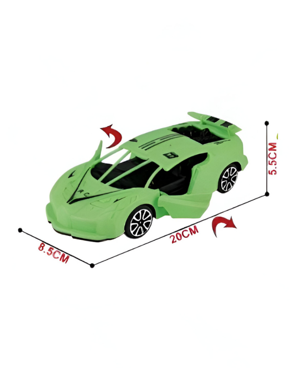 Green RC Sport Racing Car 1:20 | Remote Control Horizon Chase Style with Opening Doors | 4+ LMI15499