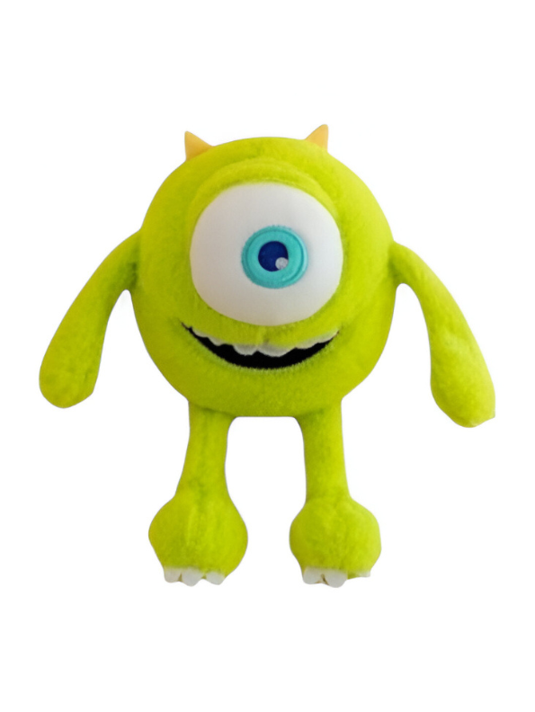 Cute Green One-Eyed Monster Soft Toy - Mike Wazowski Inspired Plush LMI11099