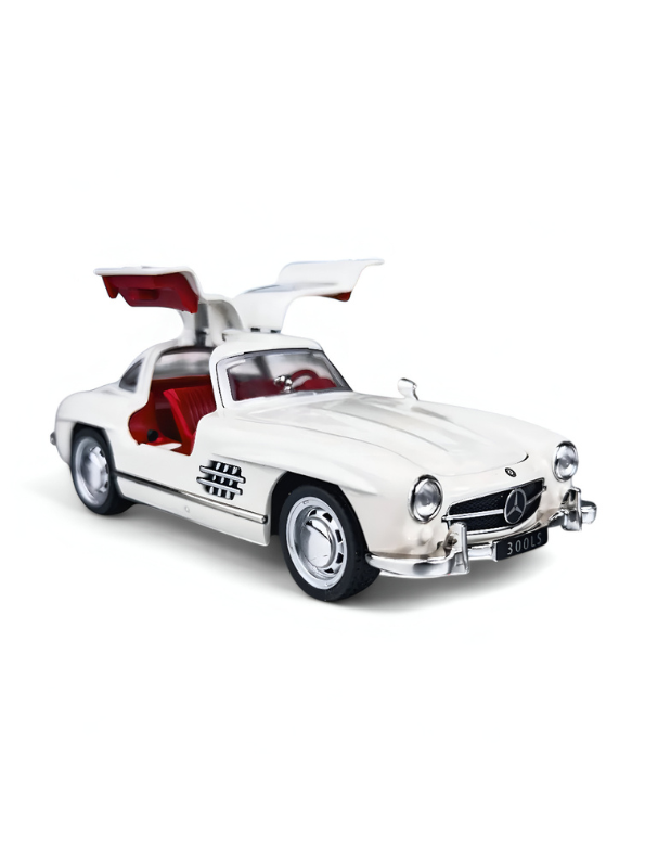 Mercedes Benz 300 SL Gullwing Metal Diecast Car for Kids Scale TV5955.