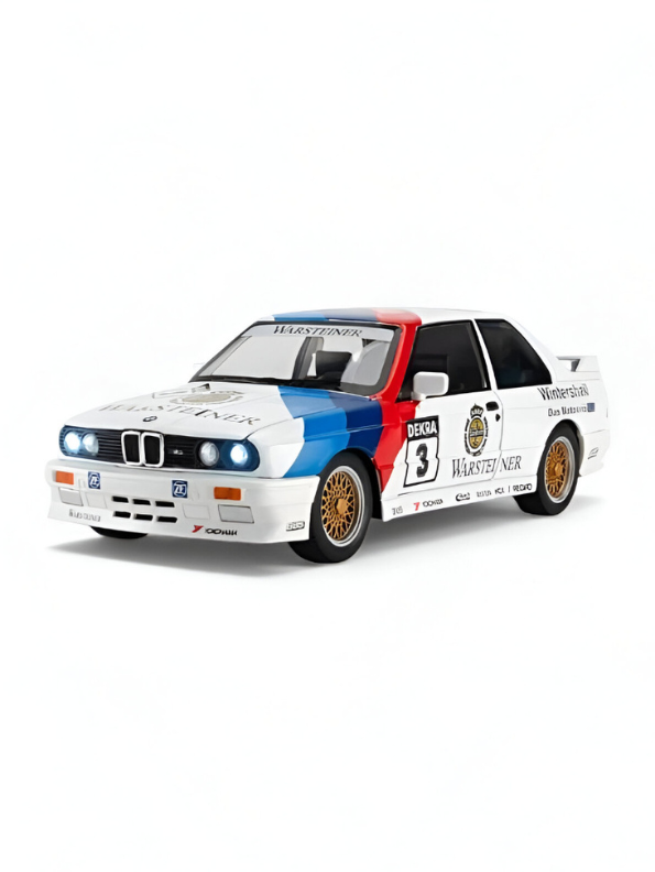 BMW E30 M3 DTM Race Car Diecast Model | Warsteiner Livery 1:24 Scale | Classic Touring Car Collectible LMI15794