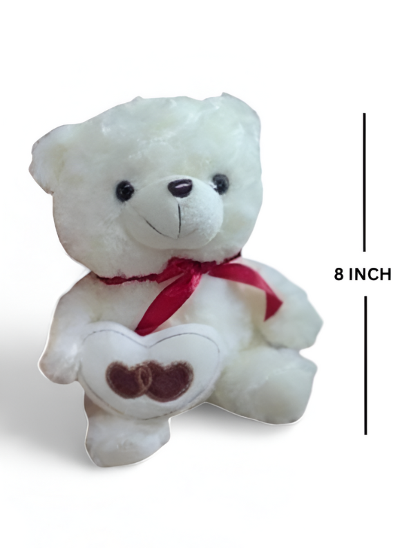 White - Cute & Cuddly Teddy Bear Plush Toy for Kids | Stuffed Animal Soft Toy LMI14775