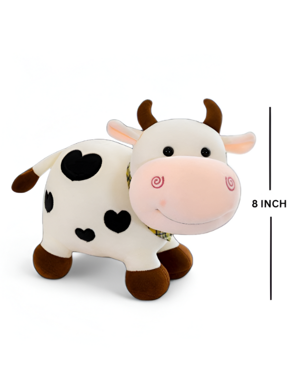 8-inch Spotted Cow Plush Toy | Adorable & Huggable Stuffed Animal Soft Plush Toy LMI11373