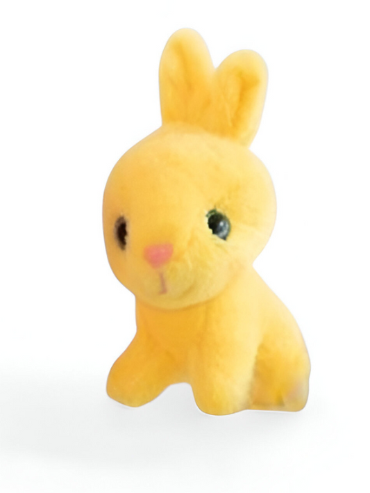 Fluffy Yellow Rabbit Soft Toy - 7 Inch Plush Bunny for Kids & Babies LMI11924