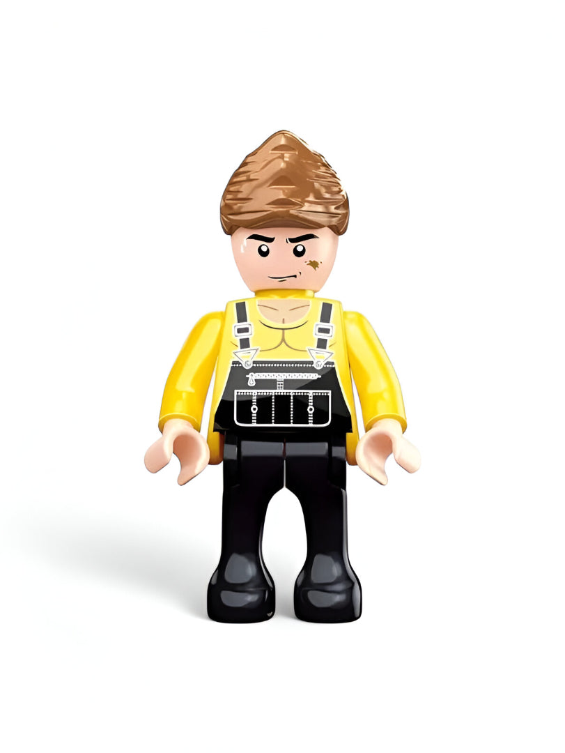 Farm Tractor and Milk Tanker Trailer Building Block Set - COGO CITY LEGO Set - Agricultural Vehicle Toy for Kids Ages 6+ TV5078