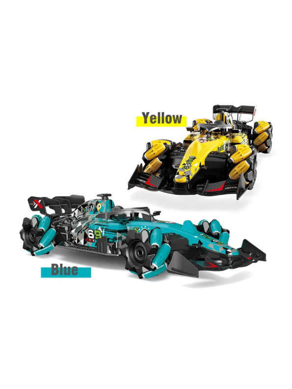 Yellow - High-Speed RC Formula Racing Car Toy | Remote Control Electric Stunt Vehicle for Kids LMI10739