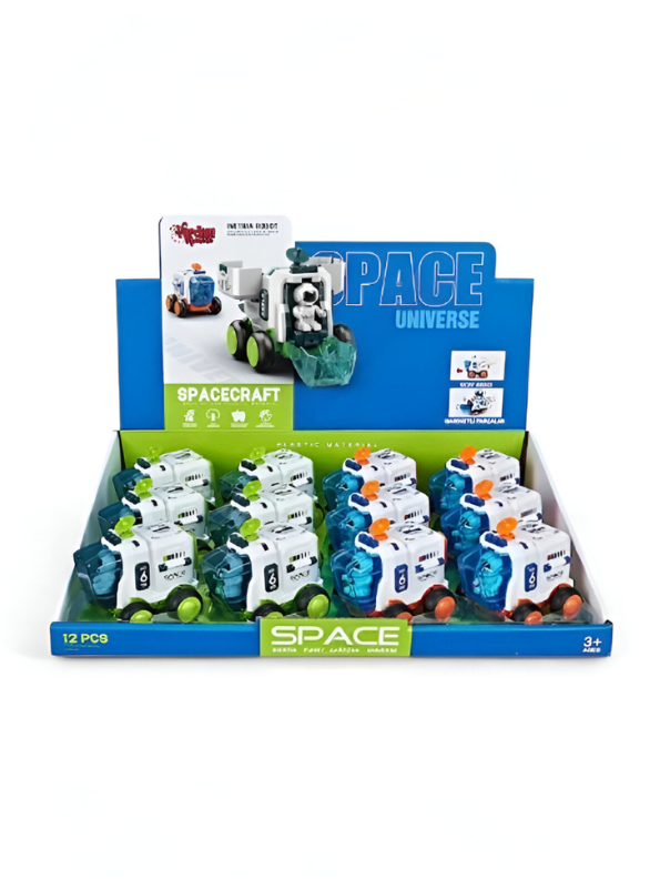 Space Exploration Habitat Rover Building Kit | Enclosed Vehicle Model with Astronaut Figure LMI12907