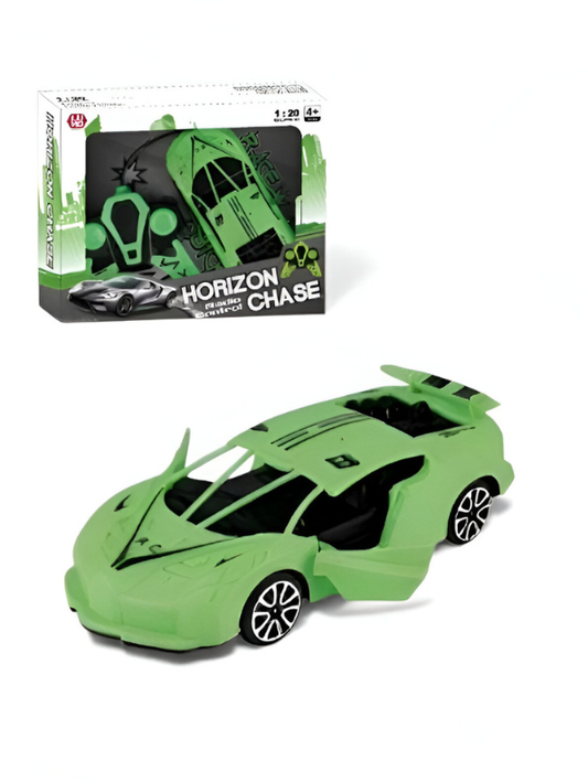 Green RC Sport Racing Car 1:20 | Remote Control Horizon Chase Style with Opening Doors | 4+ LMI15499