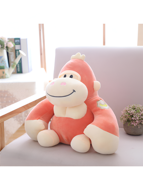 Orange - Super Soft Toy Monkey Stuffed Animal for Kids | Cute & Cuddly Plush Toy for Boys & Girls LMI11095