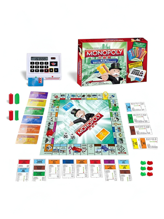 Educational Family Board Game: Mastering Money Management with Electronic Monopoly LMI12639