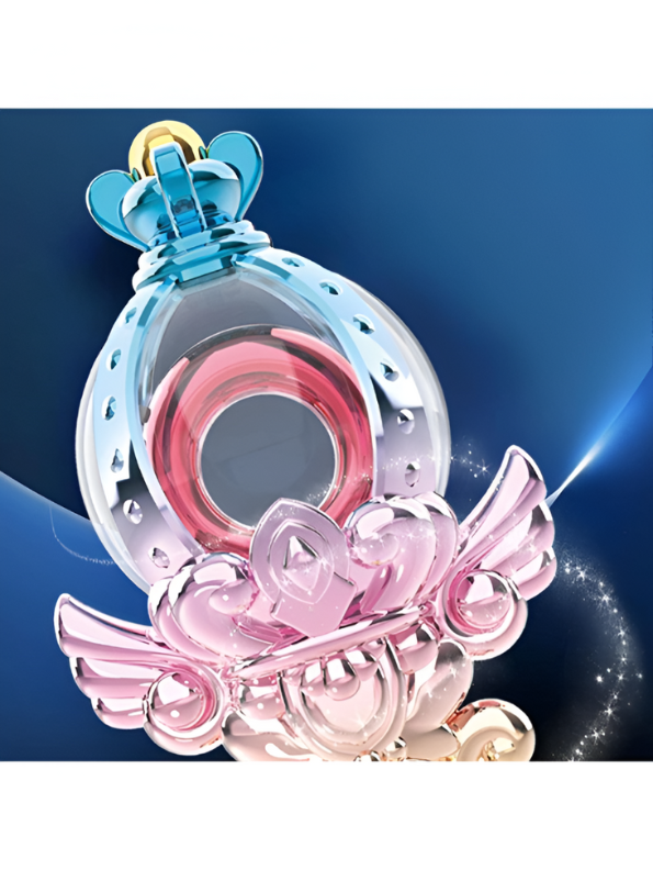 Magical Girl Princess Wand Toy - Light-Up Bubble Blower for Kids' Dress Up & Cosplay NX15706