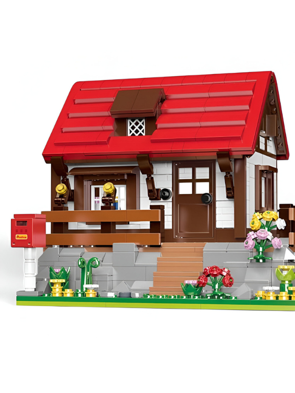 Construction Build Zone Building Block Set - COGO Dump Truck & Drill Vehicle LEGO Set - 3-in-1 Engineering Toy 834 Pcs TV5126