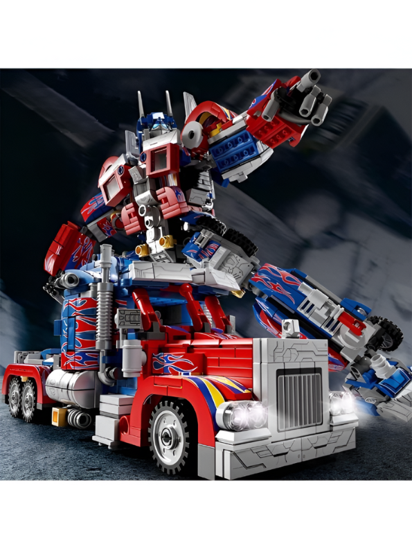 2-in-1 Transforming Super Warrior Robot LEGO Set | 429 PCS Building Blocks Truck to Mech Kit for Ages 6+ TV3932