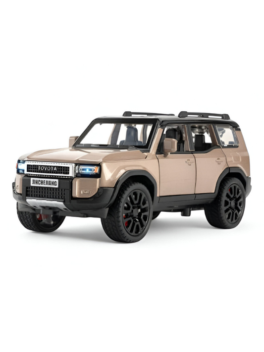 Toyota Land Cruiser Prado Diecast Metal SUV Model | Pullback with Sound & Light Scale 1:32 TV5799