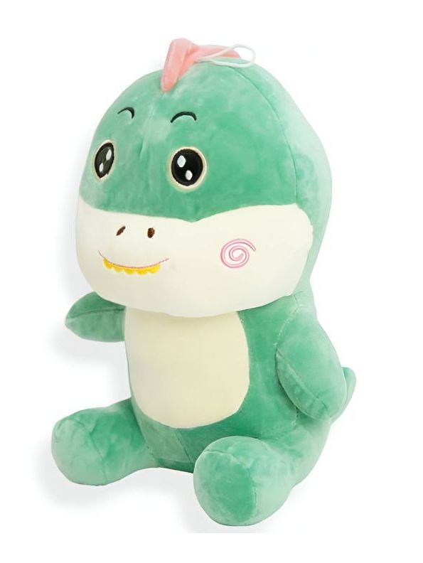 GREEN - DinoHug Plush Toy – 10-inch Ultra-Soft Dinosaur Stuffed Animal | Cute & Cuddly Gift for Kids - MS14149