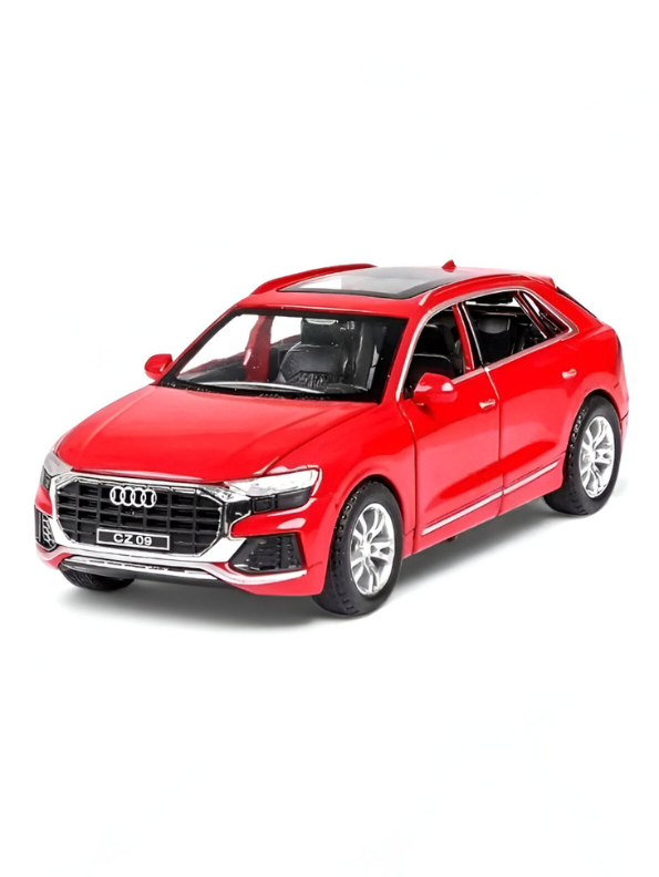 Red - Audi Q8 SUV Diecast Model Car 1:24 Scale | Premium Luxury Crossover Diecast Collector LMI14131