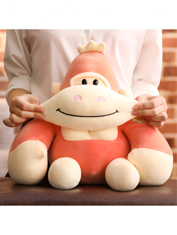 Orange - Super Soft Toy Monkey Stuffed Animal for Kids | Cute & Cuddly Plush Toy for Boys & Girls LMI11095