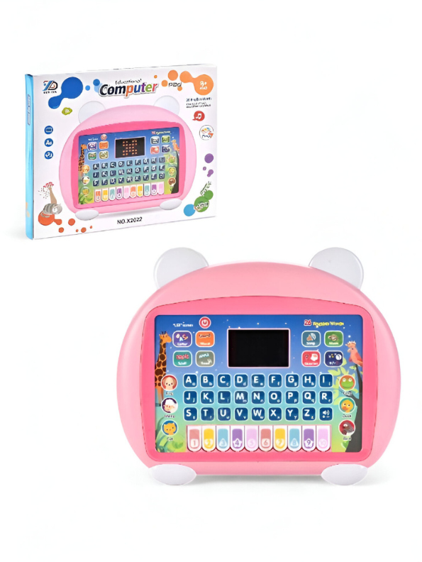 Pink - Interactive Kids Learning Laptop Tablet | Educational Computer Toy for Toddlers & Preschoolers LMI13941