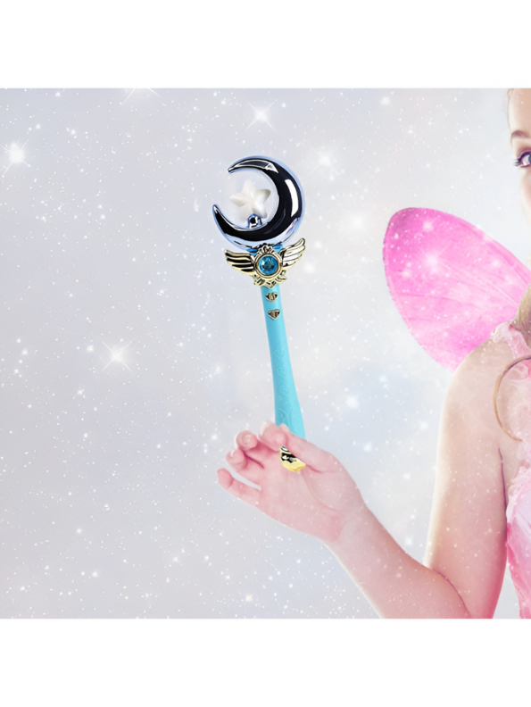 Blue Magical Girl Crescent Moon Wand | Cosplay Prop & Toy NX12487