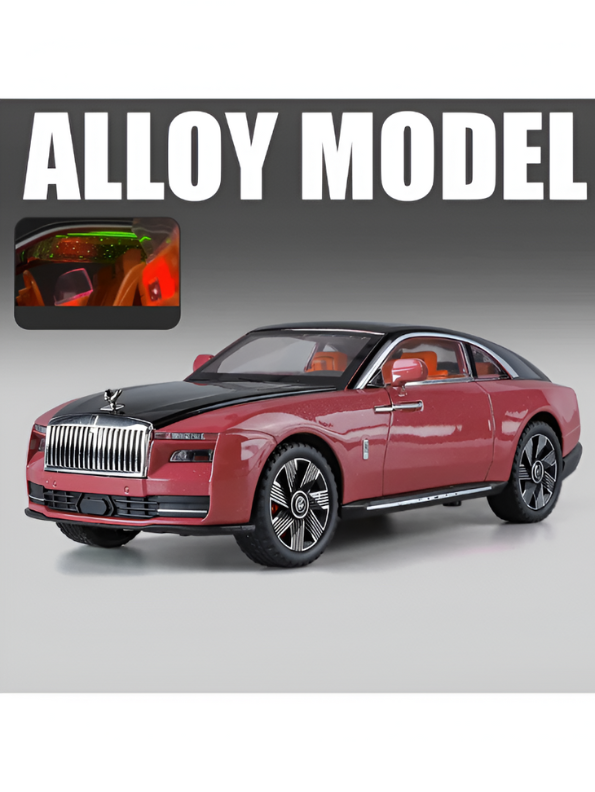 Premium Rolls-Royce Wraith Diecast Model Gift | Detailed Luxury Car Toy with Opening Doors & Hood LMI15802