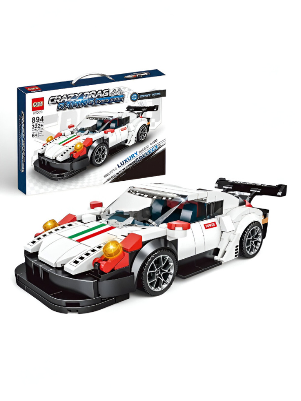 Supercar Building Blocks Set 322+ Pcs | Racing Car Brick Toy Kit for Kids & Adults TV5376.