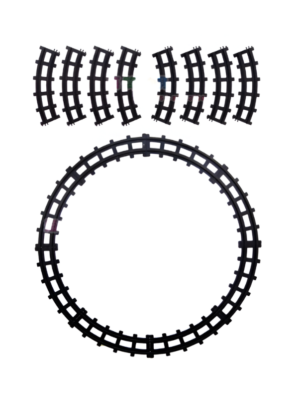 Classic Electric Train Set for Kids with Working Headlight, Realistic Sounds & Smoke - Battery Operated Rail Toys LMI7992